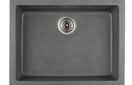 HAUSTERN STARKER SERIES GRANITE 1B UNDER MOUNT KITCHEN SINK GREY COLOUR (HT-STARKER-612G-UM)