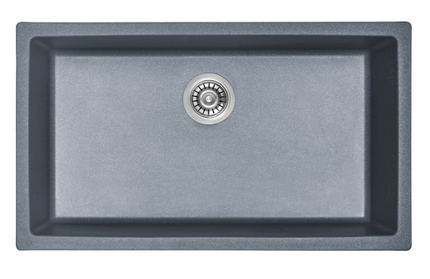 HAUSTERN STARKER SERIES GRANITE 1B UNDER MOUNT KITCHEN SINK GREY COLOUR (HT-STARKER-613G-UM)