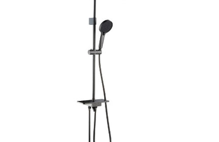 HAUSTERN BEETHOVA SERIES 3-WAYS SHOWER COLUMN SET TITANIUM GREY COLOUR(HT-BEETOVA-90T-TG)