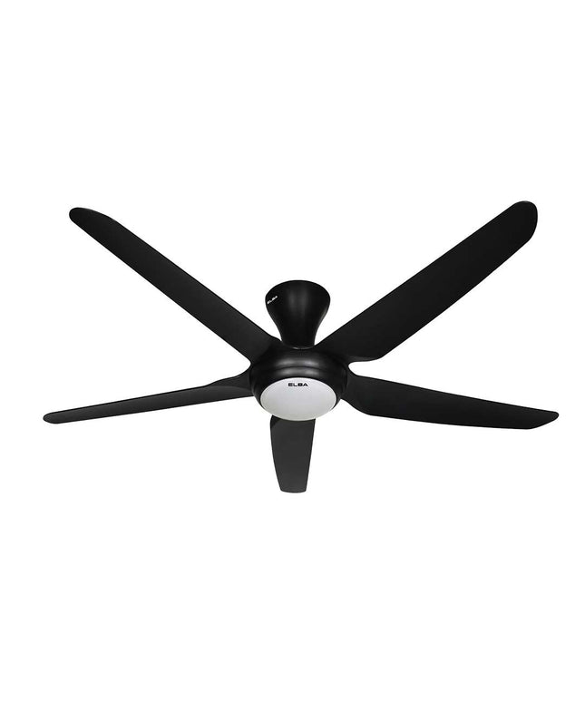 ELBA CEILING FAN ECF-N5612L(BK)