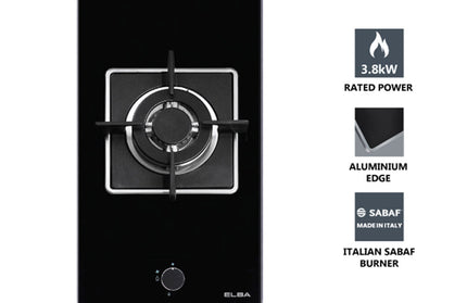 ELBA BUILT-IN DOMINO HOB EDH-F3401G (BK)