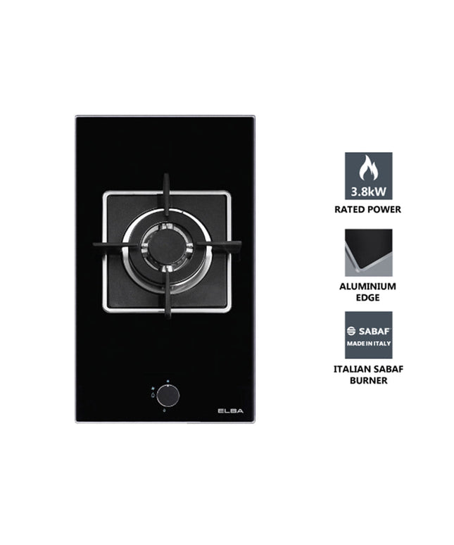 ELBA BUILT-IN DOMINO HOB EDH-F3401G (BK)