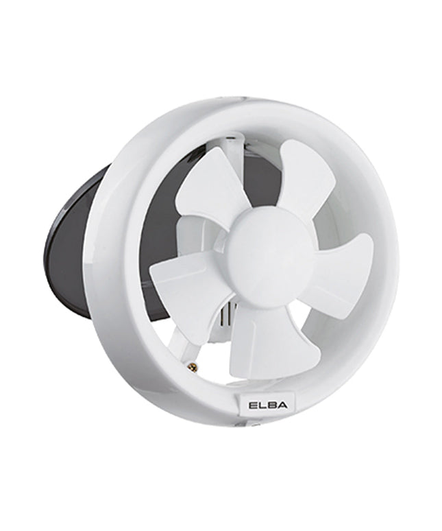 ELBA GLASS MOUNTED VENTILATION FAN 6" EGVF-E0615(WH)