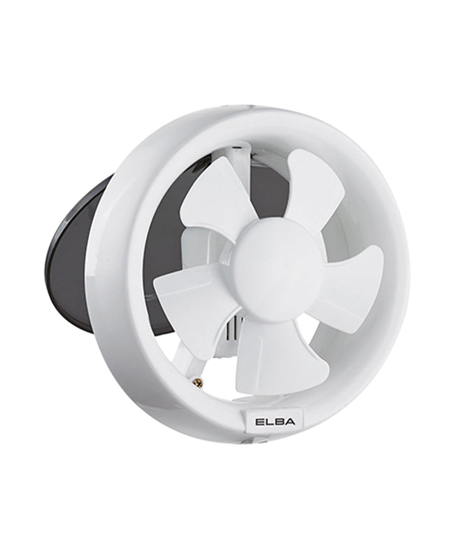 ELBA GLASS MOUNTED VENTILATION FAN 8" EGVF-E0815(WH)