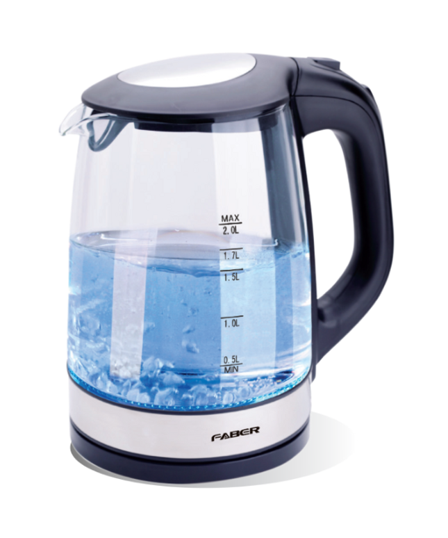 FABER WATER KETTLE FCK CRISTALLO 180 BK