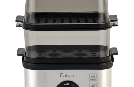 FABER FOOD STEAMER RETRO-BLACK FFS 202M