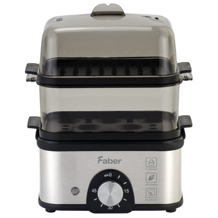 FABER FOOD STEAMER RETRO-BLACK FFS 202M