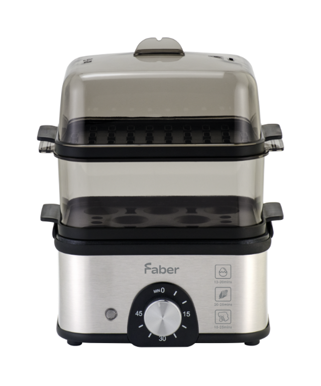 FABER FOOD STEAMER RETRO-BLACK FFS 202M