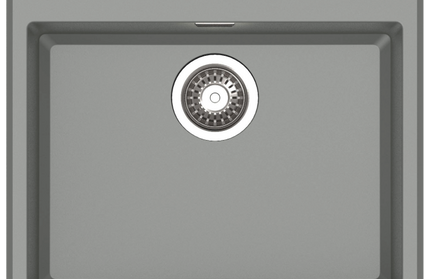 HAUSTERN EDGE SERIES GRANITE 1B TOP MOUNT KITCHEN SINK GREY COLOUR (HT-EDGE-612G)