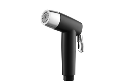 HAUSTERN ABS HAND BIDET (2 SPRAY PATTERN) WITH FLEXIBLE HOSE MATTE BLACK COLOUR(HT-HB401D-BK)