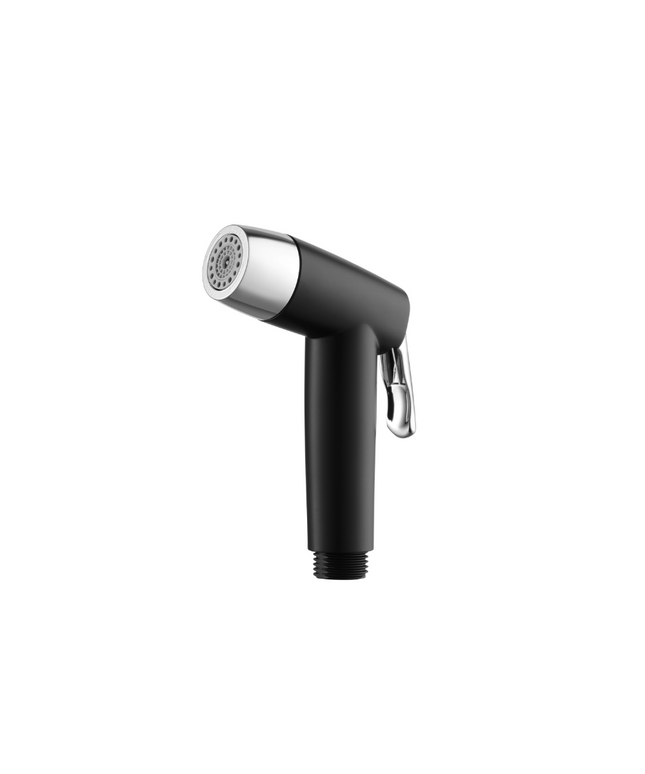 HAUSTERN ABS HAND BIDET (2 SPRAY PATTERN) WITH FLEXIBLE HOSE MATTE BLACK COLOUR(HT-HB401D-BK)