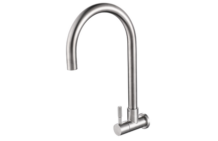 HAUSTERN STIQ SERIES STAINLESS STEEL KITCHEN FAUCET W SINGLE U TAP (HT-STIQ-501/UW-SS)