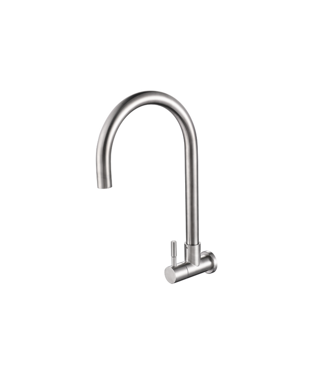 HAUSTERN STIQ SERIES STAINLESS STEEL KITCHEN FAUCET W SINGLE U TAP (HT-STIQ-501/UW-SS)