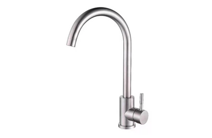 HAUSTERN STIQ SERIES STAINLESS STEEL KITCHEN FAUCET W SINGLE U MIXER TAP (HT-STIQ-551A/UP-SS)