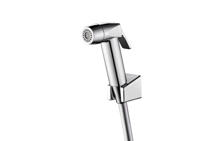 HAUSTERN ZETA SERIES ABS HAND BIDET SPRAY WITH FLEXIBLE HOSE - CHROME COLOUR(HT-ZETA-401D-CR)