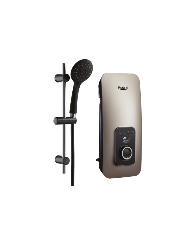 RUBINE RWH-CE521D-SCG CETUS INSTANT WATER HEATER - CHAMPAGNE GOLD