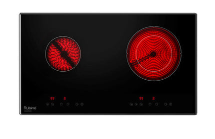 RUBINE RCE-VULCAN40-BL ELECTRIC HOB WITH POWER UP TO 4000W