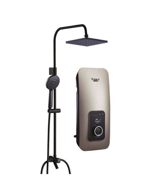 RUBINE RWH-CE521D-MRCG CETUS INSTANT WATER HEATER - CHAMPAGNE GOLD