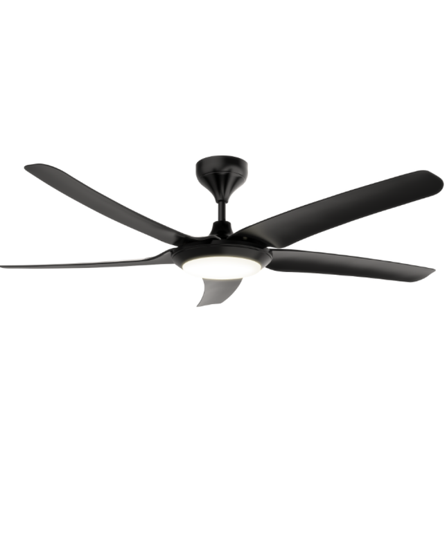 TWIN PACK - RUBINE BEATA SERIES ACF-BEATA56-5BL REMOTE CONTROL DC CEILING FAN / 56 INCH / 5 BLADES X 2 UNITS (TWIN SET) - MATTE WHITE