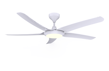 Twin Pack - Rubine BEATA Series ACF-BEATA56-5BL-MB/MW Remote Control DC Ceiling Fan / 56 Inch / 5 Blades x 2 UNITS - Matte Black / White