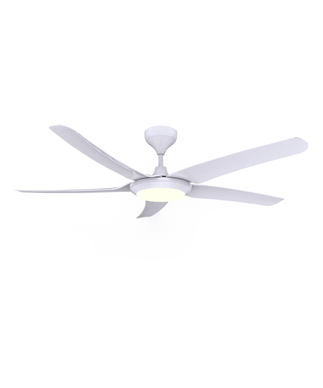 Twin Pack - Rubine BEATA Series ACF-BEATA56-5BL-MB/MW Remote Control DC Ceiling Fan / 56 Inch / 5 Blades x 2 UNITS - Matte Black / White