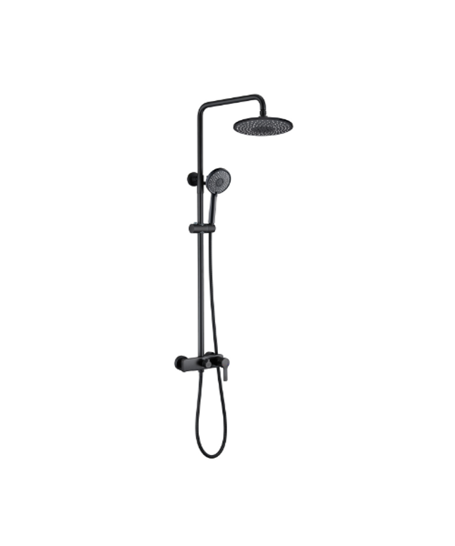 HAUSTERN KASKA SERIES 3-WAYS SHOWER COLUMN SET BLACK COLOUR(HT-KASKA-95T-BK)
