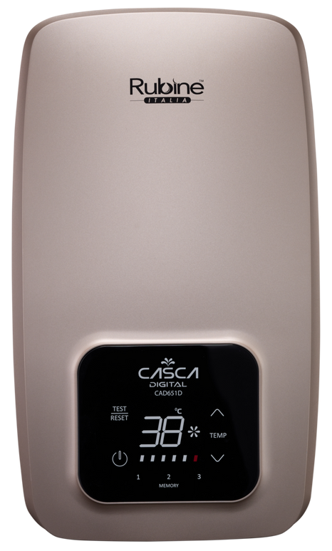 RUBINE CASCA DIGITAL DC PUMP CAD651D - MRPC RAINSHOWER - PEARL CHAMPAGNE