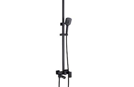 HAUSTERN TAZEL SERIES 3-WAYS SHOWER COLUMN SET BLACK COLOUR(HT-TAZEL-95T-BK)