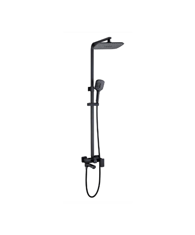 HAUSTERN TAZEL SERIES 3-WAYS SHOWER COLUMN SET BLACK COLOUR(HT-TAZEL-95T-BK)