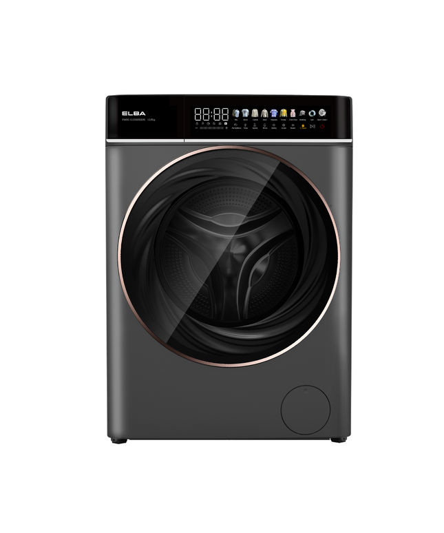 ELBA WASHING MACHINE EWDC-S1283DD(GR)